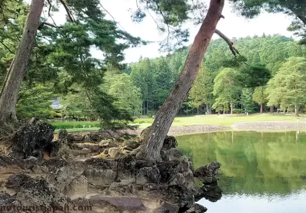 Jodo garden pond at Motsuji Temple (毛越寺) in Iwate Prefecture, a serene UNESCO World Heritage site